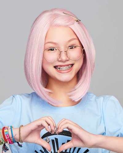 Sweetly Pink Children's Wig by Hairdo